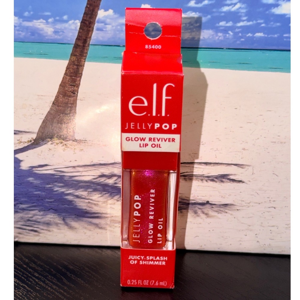 ELF Jelly Pop Glow Reviver Lip Oil Shimmer High Shine 85400 0.25 fl oz NEW